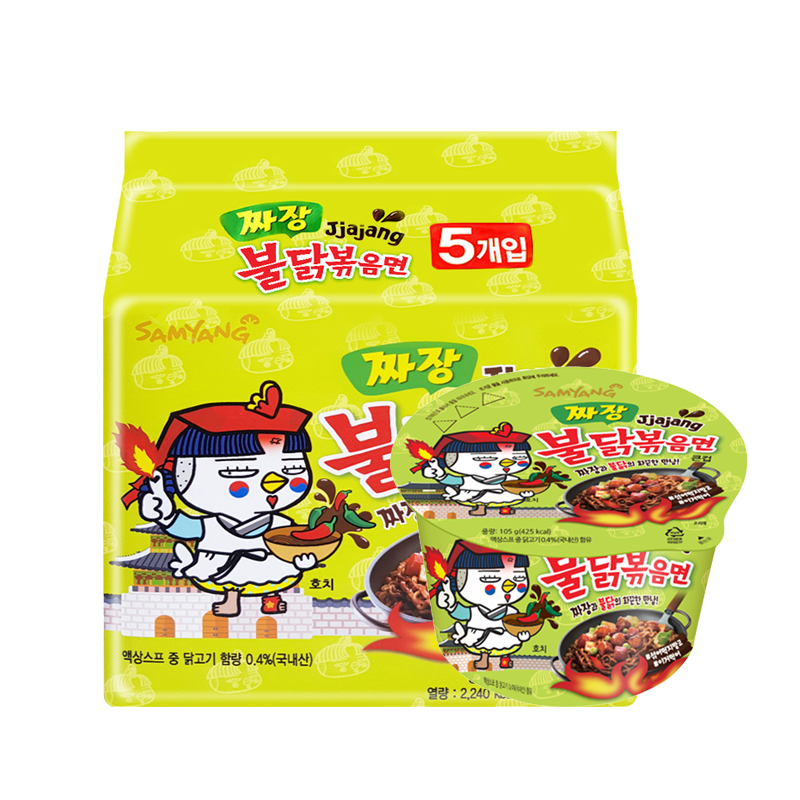 三养炸酱味火鸡面